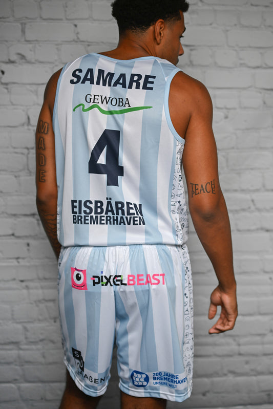 Basketball Trikot & Hosen Set Heim