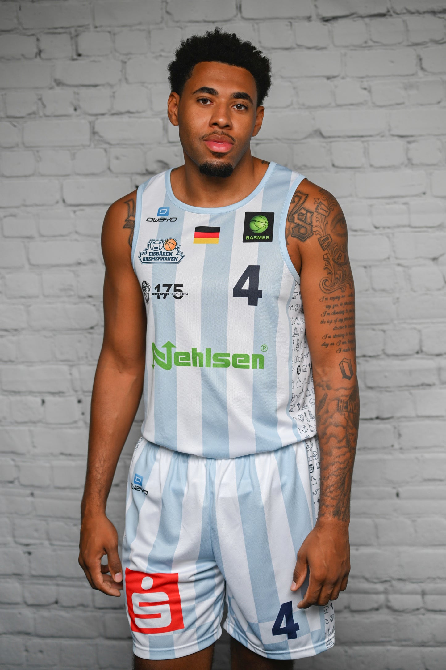 Basketball Trikot & Hosen Set Heim